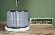 Purificator de aer AlecoAir P15 KIDDO, Wi-Fi, Lampa UV,-C Filtru HEPA si Carbune Activ, Functie Ionizare