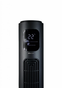 Resigilat! Ventilator turn Air Naturel Fantasy Black, Telecomanda, Timer, Control digital, Consum 28-30-35 W/h, Pentru 20mp