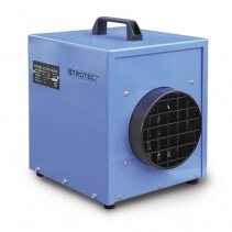 Aeroterma electrica profesionala TDE 25 T, Putere incalzire pana la 3000W, Debit de aer 250 m3/h, Termostat