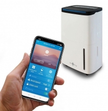 Dezumidificator Air&Me Rohan cu Wi-Fi, control prin aplicatie, capacitate 50 L/zi, Debit 360 mc/h, Timer, Higrostat