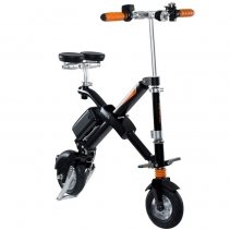 Bicicleta electrica foldabila Airwheel E6 Black, Viteza max. 20km/h, Putere motor 300W, Baterie Panasonic 247.9Wh