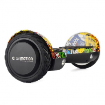 Resigilat! Hoverboard AirMotion H1 Yellow Graffiti 6,5 inch