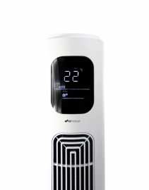 Resigilat - Ventilator turn Air Naturel Fantasy White, Telecomanda, Timer, Control digital, Consum 28-30-35 W/h, Pentru 20m