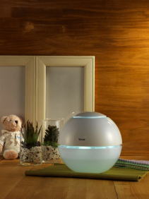 Resigilat! Umidificator Duux, rata umidificare 220 ml/ora, Timer, Aromaterapie, Lampa Veghe, pentru 15mp, consum 24W/h