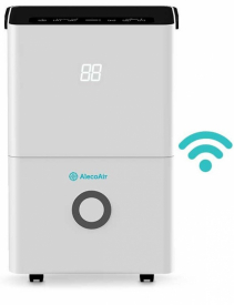 Dezumidificator AlecoAir D12 Junior, 12 litri/zi, Uscare Rufe, Debit Aer 80 mc/h, Higrostat, Timer