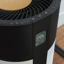 Resigilat! Purificator de aer DUUX Tube, Filtru TRUE HEPA si Carbon Activ, Ionizare, Senzor PM2.5, Control prin Aplicatie, Higro