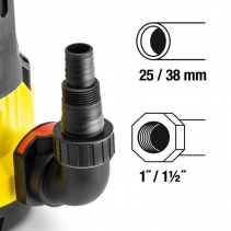 Pompa submersibilă de apa reziduala TWP 9000 ES, Putere 900W, Capacitate de pompare 15000 l/h, Inaltime avans 8m