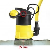 Pompa submersibila de apa reziduala TWP 4025 E, Putere 400W, Protectie IPX8