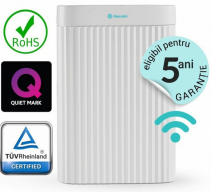 Dezumidificator si purificator cu consum redus de energie AlecoAir D14 PURIFY, 12 l /24h, WiFi, HEPA, Ionizare, Uscare Rufe