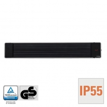 Radiator obscur IRD 1800, Telecomanda, Putere 1800W, Timer, 3 Trepte de incalzire, Protectie IP55, Lampa de control