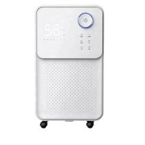 Resigilat! Dezumidificator AlecoAir D12 ECO,12 l /24h, Uscare Rufe, Ionizare, Display digital, Higrostat, Timer