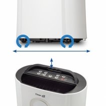 Dezumidificator si purificator de aer Clean Air Optima CA707, 20 l/zi, Debit 120 mc/h, Pentru 45mp, Display, Timer, Higrostat