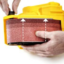 Masina de slefuit cu banda PBSS 10-800, Putere maxima 800W, Mod continuu