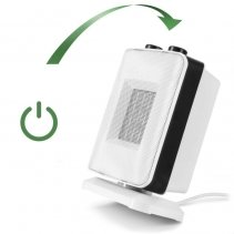 Aeroterma ceramica Trotec TFC 15 E, Putere incalzire pana la 1500W, 2 Trepte incalzire, Termostat, Lampa de control