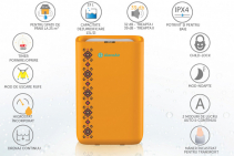 Dezumidificator AlecoAir D13 TRADITIO BASIC SAFIR 13L/zi, pentru 25mp, Timer, Sleep, Child Lock