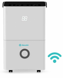 Dezumidificator AlecoAir D10 Junior,10 litri/zi, Uscare Rufe, Display digital, Debit Aer 80 mc/h,Higrostat, Timer, Auto-restart