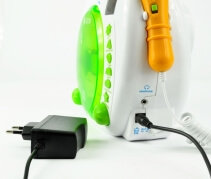 Karaoke copii Bobby Joey X4-TECH cu acumulator, 2 Microfoane, Stickere, Difuzoare stereo