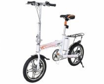 Bicicleta electrica pliabila Airwheel R5 White, Viteza max. 20km/h, Putere motor 235W, Baterie Panasonic 214.6Wh/36V