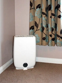 Dezumidificatorul cu absorbtie pentru spatii neincalzite Meaco DD8L, 8 l /zi, Debit 115mc/h, Pentru spatii de 20mp, Higrostat