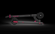 Resigilat - Trotineta electrica Myway Inokim Mini Force Black, Viteza max. 20 km/h, Putere motor 250W, Baterie Li-Ion 36V/5.8 AH