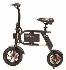Bicicleta electrica foldabila Inmotion P1F Black, Viteza max. 30km/h, Putere motor 350W, Baterie  LG 36V  (8.7Ah)