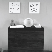 Resigilat! Umidificator Duux, rata umidificare 220 ml/ora, Timer, Aromaterapie, Lampa Veghe, pentru 15mp, consum 24W/h