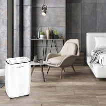 Aer conditionat portabil Trotec PAC 3800 S, Capacitate 13000 BTU/h, Debit 450 mc/ora, Display Timer, Pentru 50 m2 (125 m3)