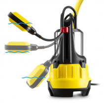 Pompa submersibilă de apa reziduala TWP 9000 ES, Putere 900W, Capacitate de pompare 15000 l/h, Inaltime avans 8m