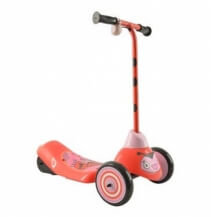Trotineta electrica pentru copii Pulse Ladybug cu 3 roti si Safe Start, Viteza 2,5km/ora, Putere motor 6W