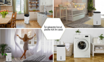 Resigilat! Dezumidificator si purificator MeacoDry Arete One 25L, 25L/zi, pentru 60mp, 2 viteze ventilare, filtru HEPA H13