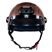 Casca inteligenta Airwheel C6 Brown, conectare Bluetooth, Wifi, inregistrare video