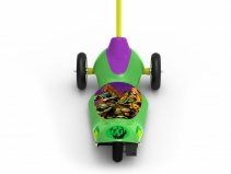 Trotineta electrica pentru copii Pulse Teenage Mutant Ninja Turtles cu 3 roti si Safe Start, Viteza 2,5km/ora, Putere motor 6W