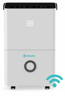 Dezumidificator si purificator cu consum redus de energie AlecoAir D14 PURIFY, 12 l /24h, WiFi, HEPA, Ionizare, Uscare Rufe