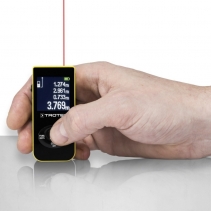 Telemetru TROTEC BD11, Functia Pitagora simpla/dubla, Masurare continua, Salvare automata, Deconectare automata