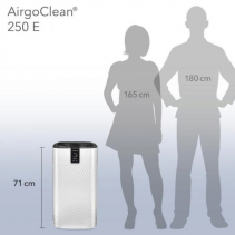 Purificator de aer Trotec AirgoClean 250E, Filtru True HEPA, pentru 88 mp, Ionizare, Indicator calitate aer
