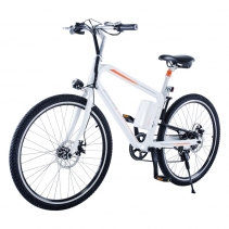 Bicicleta electrica Airwheel R8P White, Viteza max. 20km/h, Putere motor 235W, Baterie LG 214.6Wh/36V