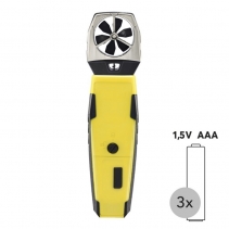 Anemometru Trotec BA16WP, Control de la distanta prin aplicatia MultiMeasure Mobile, Precizie: 3,5%, ±0,2 m/s