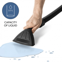 Aspirator fara fir TROTEC VC 15-20V, Filtru HEPA, Putere 130W, Aspirare lichide/murdarie uscata