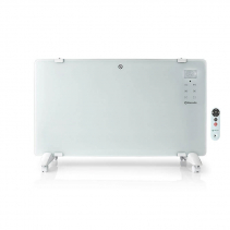 Convector electric AlecoAir C20 Heatix alb, WiFi, pentru 30mp, 2000W, 2 trepte incalzire, IP24, Aplicatie
