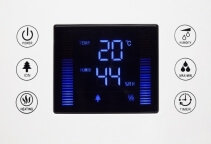 Umidificator si purificator Clean Air Optima CA606, Ionizare, Display, Timer, Rata umidificare 480 ml/ora