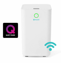 Dezumidificator AlecoAir D12 Junior, 12 litri/zi, Uscare Rufe, Debit Aer 80 mc/h, Higrostat, Timer