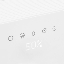 Spalator de aer, purificator si umidificator Duux Motion, Filtru de Carbon Activ, Pentru 40mp, Higrostat, Timer, Silentios