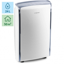 Dezumidificator TROTEC TTK73E Komfort, 24 L/zi, Mod Uscare Rufe, Debit de aer: 130 m3/h, Display digital