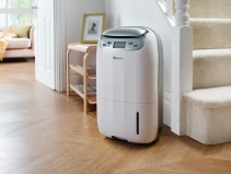 Dezumidificator cu consum redus de energie Meaco UK25L, 25l/zi, 280mc/h, Pentru 65mp, Blocare copii, Higrostat