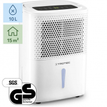 Dezumidificator Trotec TTK26E, 10l/zi, debit aer 80mc/h, Util pana la 15mp, Auto restart