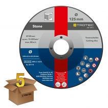 Disc pentru taiere piatra AD125S  Trotec, pachet 5 bucati
