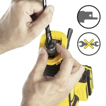 Fierastrau sabie cu acumulator Trotec PRCS 10-20V, Acumulator Flexpower 20 V 2,0 Ah, Maner ergonomic