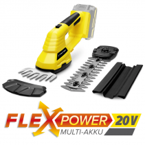 Foarfeca cu acumulator de taiat iarba si arbusti PGSS 10-20V (fara acumulator)