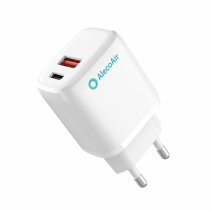 Incarcator cu 2 porturi USB Tip A + Tip C AlecoAir G14-WP2S, Fast Charge / Quick Charge