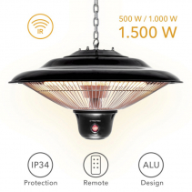 Radiator cu infrarosu de tavan Trotec IR1500 SC, 1500W, 3 trepte de incalzire